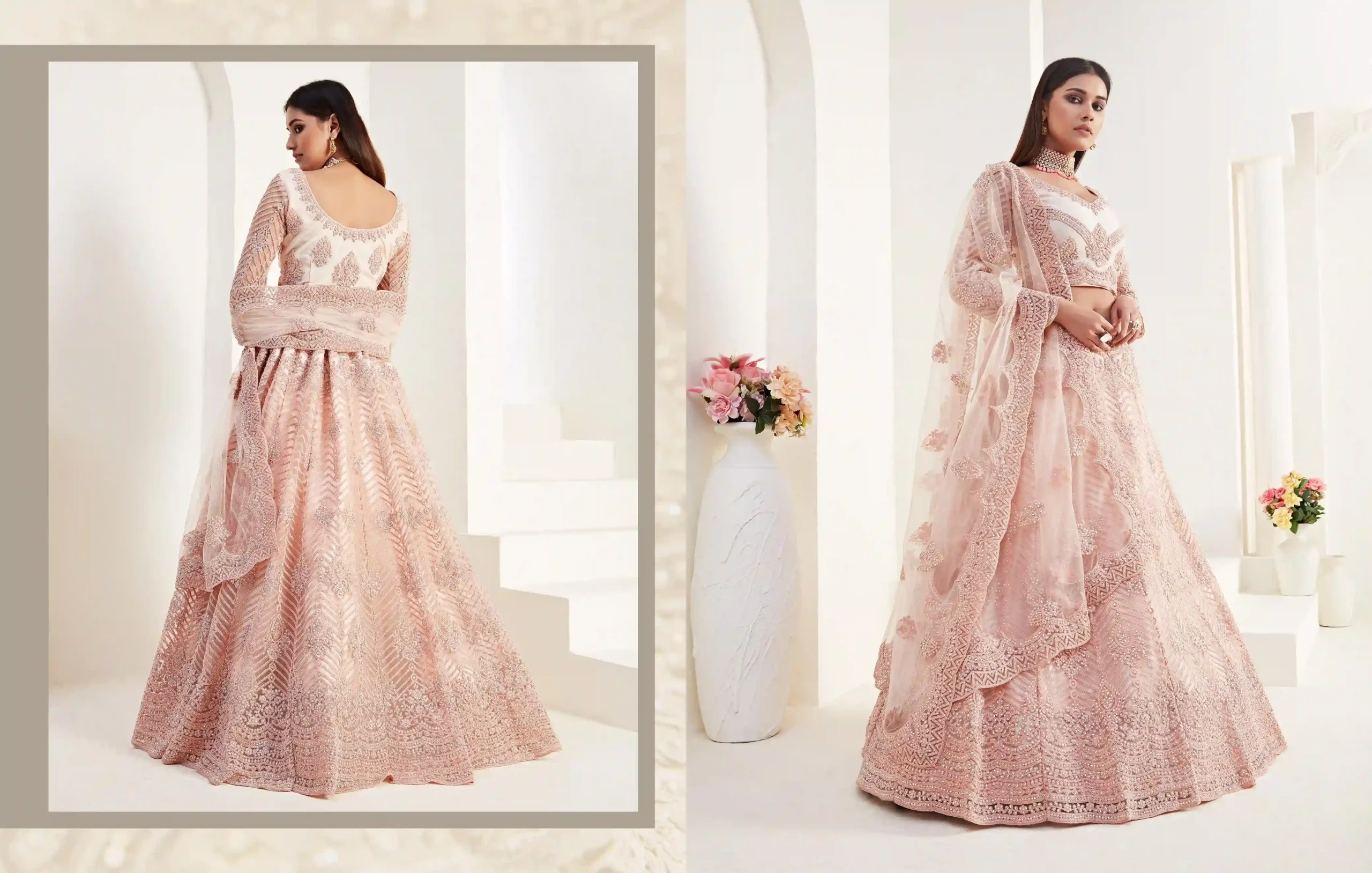 Alizeh Bridal Heritage Vol 2 Net Wholesale Lehenga Catalog — Wholesale Lehenga, Alizeh wholesale from Surat - Gallery Image 2